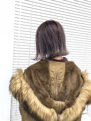 ショート カラー 柔らかbeige モトキのヘアスタイル