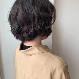 ショート カラー ボブウルフ／ボブ Satsuki【名駅のヘアスタイル