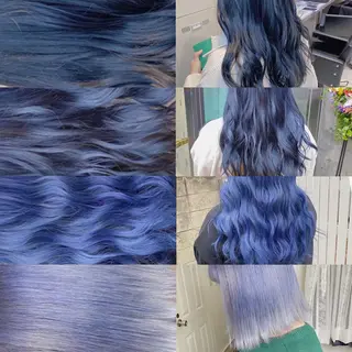 ロング カラー メンズウルフ🐺♡ ブリーチ♡ヘアメ🎀のヘアスタイル