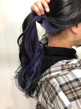 カラー white.所属・white.梅田 デザインカラー🦄のヘアスタイル