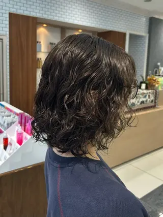 ミディアム パーマ shoko/ 海外ガール風パーマのヘアスタイル