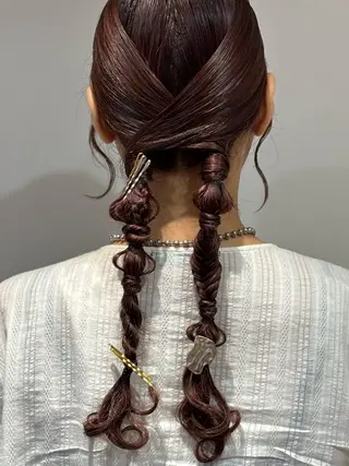 ヘアアレンジ 🌈🌸あおき みちる🌟💗のヘアスタイル