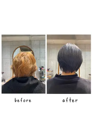 ショート カラー LA・BEAU 赤羽店所属・千葉 優奈のヘアスタイル