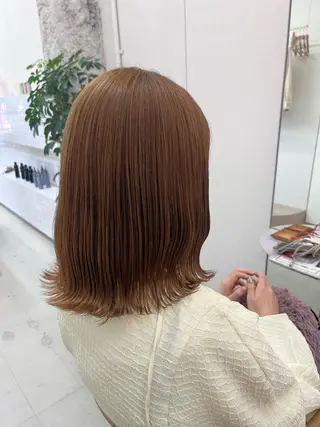 ミディアム カラー 暖色カラー／ ヘアセット🌛櫻井舞のヘアスタイル