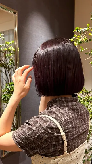 ミディアム U.hair 石川橋店所属・竹村 アカリのヘアスタイル