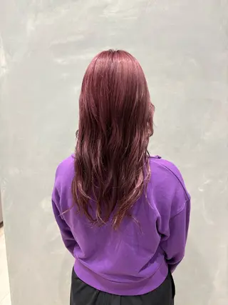 ロング カラー number大分/ 磯部栞里のヘアスタイル