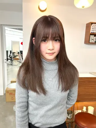 ロング カラー 大阪梅田/ イマムラミヅキのヘアスタイル