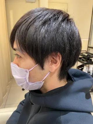 ショート カラー メンズ SALOWIN 新宿三丁目East所属・縮毛矯正/艶カラー /美髪/ﾒｸﾞﾐのヘアスタイル