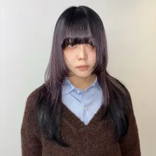 ロング カラー Ren. 🦋デザインカラーのヘアスタイル
