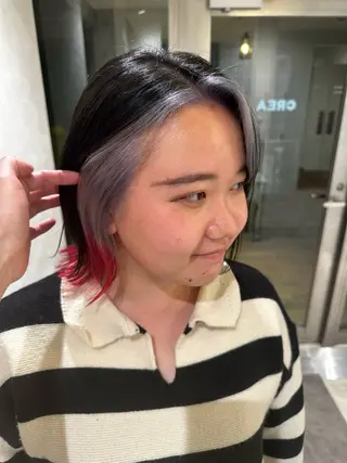 ミディアム カラー デザインカラー🎨 下北沢 / 磯部のヘアスタイル