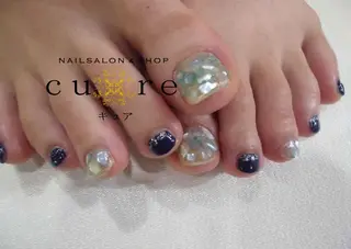 ショート ネイル ネイルサロン Cureのネイルデザイン