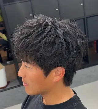 ショート パーマ メンズ synergy  men's hair所属・【短髪メンズパーマ】 松下泰河のヘアスタイル