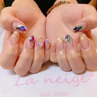 ネイル La neige* yuki 🥯🍑のネイルデザイン