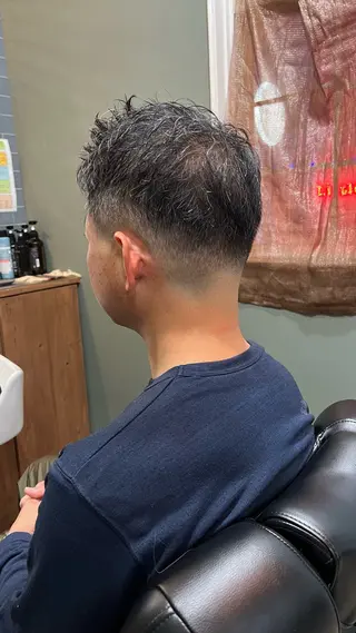 ショート メンズ 荻沼 快のヘアスタイル