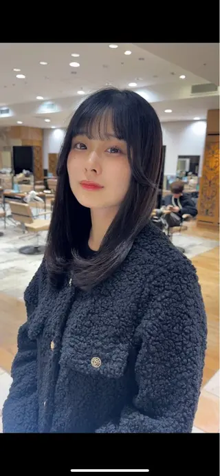 カラー 新宿／透明感カラー/ 髪質改善/早野大空のヘアスタイル