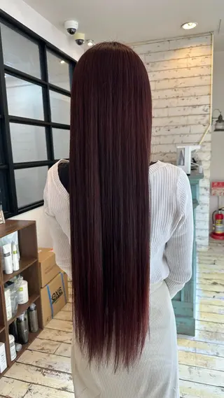 ロング カラー トリント蘇我所属・福島 ユウタのヘアスタイル