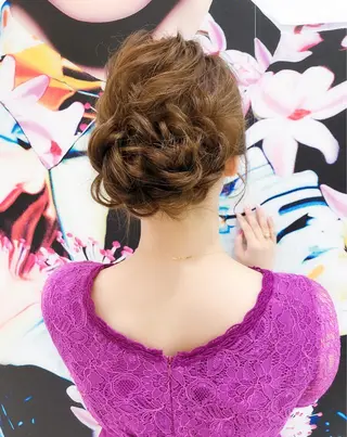 ヘアアレンジ nex the salon vlow所属・趙 英来のヘアスタイル