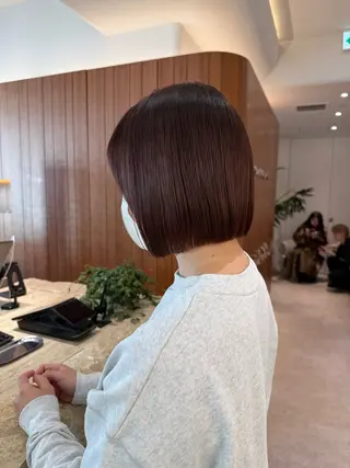 ショート カラー 渋谷ボブ/レイヤー ボブ田中航平のヘアスタイル