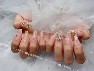 ネイル ラベンダー💖日暮里 ルル💖ネイルのネイルデザイン