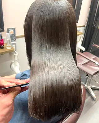 ロング パーマ メンズ特化×女性 施術◎清水 真之介のヘアスタイル