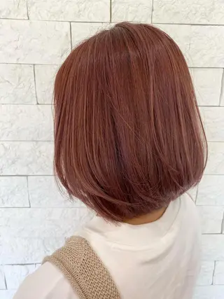 ミディアム カラー とびまつ /ショート/脱白髪染のヘアスタイル