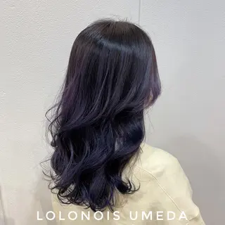 ロング カラー Lolonois梅田 /Okazaki:)のヘアスタイル