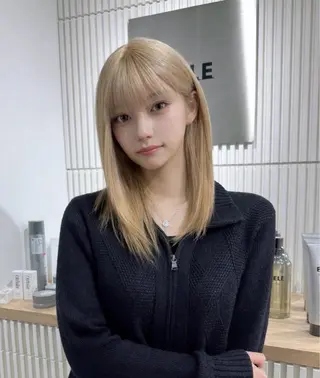 ロング カラー PELE所属・🫧渋谷ハイトーン/ ブリーチ特化🎀サキのヘアスタイル