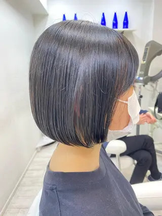 ショート ⭐️透明感カラー/ パーマ⭐️宮野翔のヘアスタイル