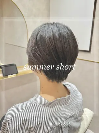 ショート 縮毛矯正💎髪質改善 レイヤー✨山内健太郎のヘアスタイル
