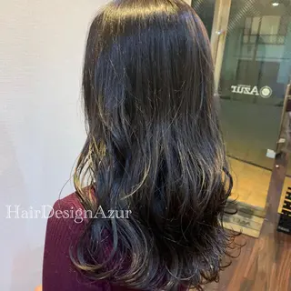ロング カラー HairDesign Azurのヘアスタイル