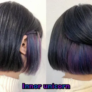 ショート カラー ヘアアレンジ seta新宿所属・髪質改善/縮毛矯正 芹沢のヘアスタイル