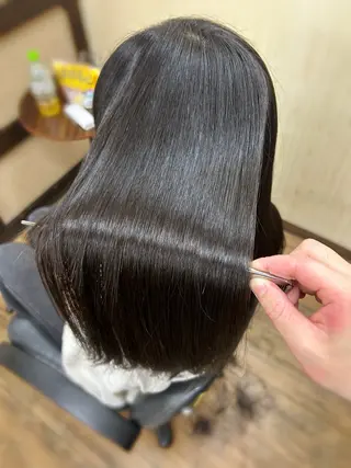 ロング みやたゆうき 髪質改善講師のヘアスタイル