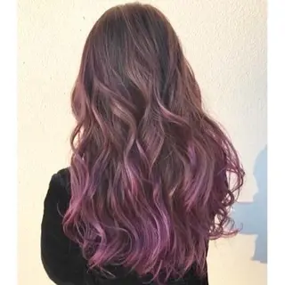 ロング カラー MUK ムクのヘアスタイル