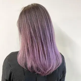 セミロング カラー ハイライト／髪質改善 裕樹のヘアスタイル