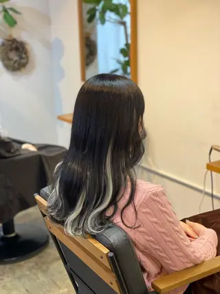 ロング カラー knock【ノック】所属・烏丸韓国ヘア🇰🇷 ayaka🎀のヘアスタイル