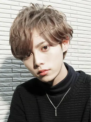 ショート メンズ メンズパーマ特化🏆 宮崎健人✨️のヘアスタイル