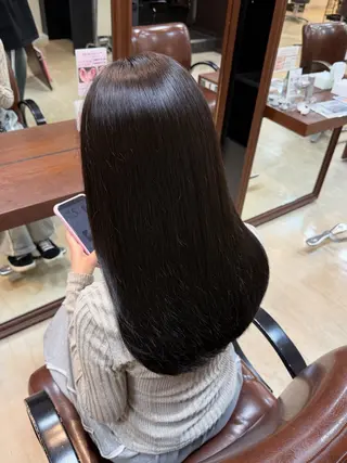 ロング 東田 篤希のヘアスタイル