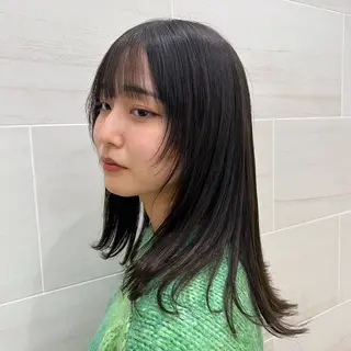 セミロング 押上/ショート・ボブ /パーマ/山口卓朗のヘアスタイル