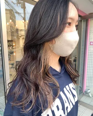 ロング カラー DiMPlE  ディンプル所属・🌸スタイリスト 山浦美恵のヘアスタイル