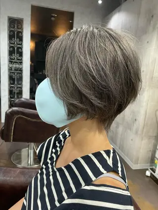 ショート カラー パーマ ヘアアレンジ メンズ キッズ ネイル マツエク・マツパ アイブロウ 北千住10分 肥高　壮汰のヘアスタイル