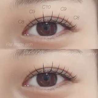 マツエク・マツパ nail&eye aimerのマツエク・マツパデザイン