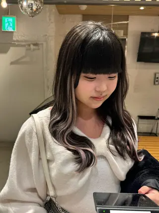 ロング 🌶推しカラー RINA🌶´-のヘアスタイル