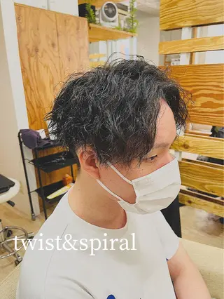 パーマ メンズ ViaLa Hair 🌈すずきたくむ✂︎のヘアスタイル