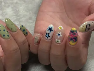 ネイル 【Zina京都駅前】 きぬがわ らむのネイルデザイン