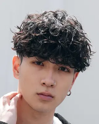 パーマ メンズ 仙台フェザーパーマ/ fifth/遠藤楓雅のヘアスタイル