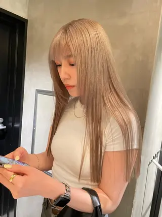 ロング カラー 🍃透明感/デザイン 店長MASARU🍃のヘアスタイル