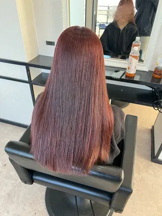 ロング カラー 齋藤 真也のヘアスタイル