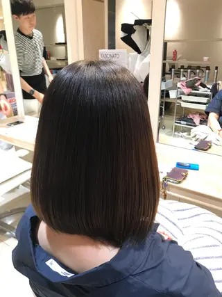 セミロング lore 金杉悠作のヘアスタイル