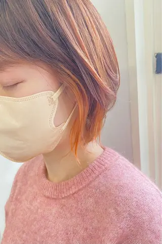 ミディアム 西尾 隆介のヘアスタイル