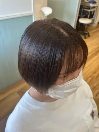 ショート カラー 🐰ハイトーンカラー 畠山　渡🐰のヘアスタイル